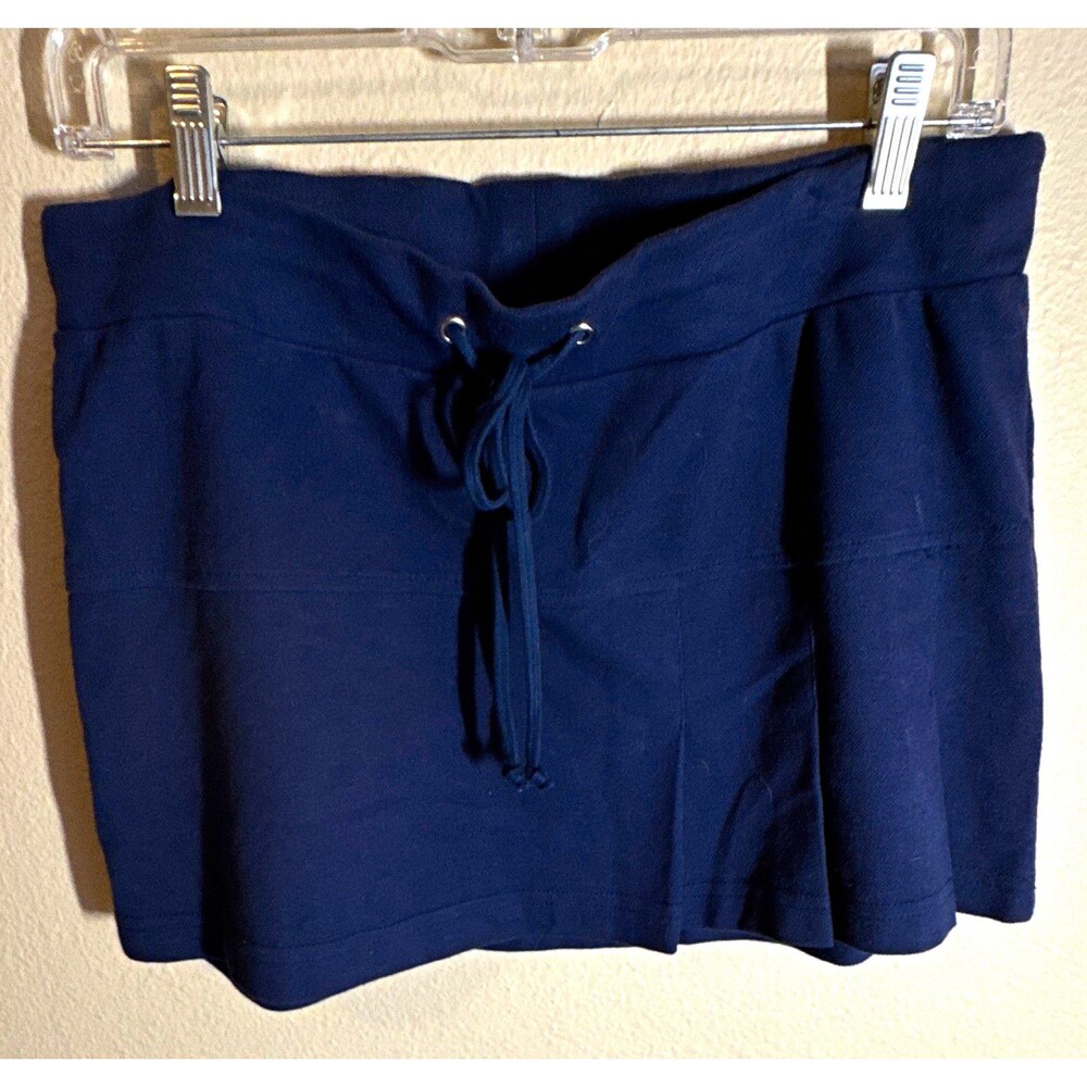 Miken Navy Drawstring Golf Skort Size M 30 in Waist Elastic Stretch
